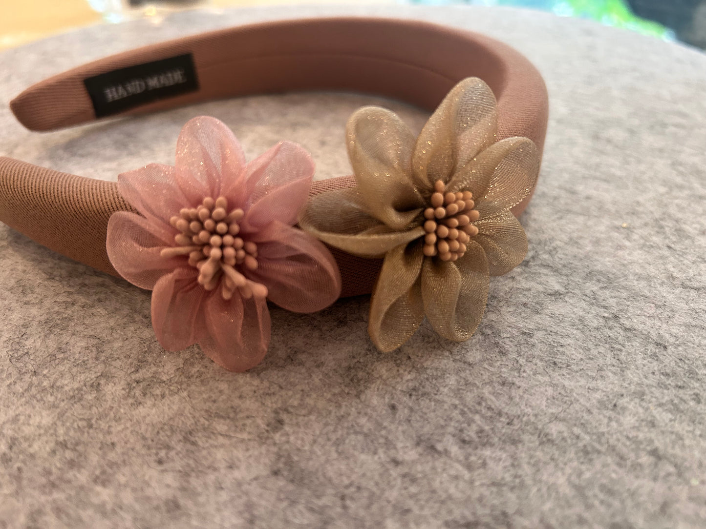 Haarreifen Cremeflor